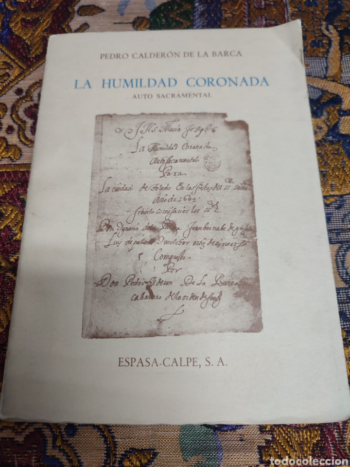 Libros de segunda mano: La humildad coronada Pedro Calder&oacute;n de la Barca - Foto 1