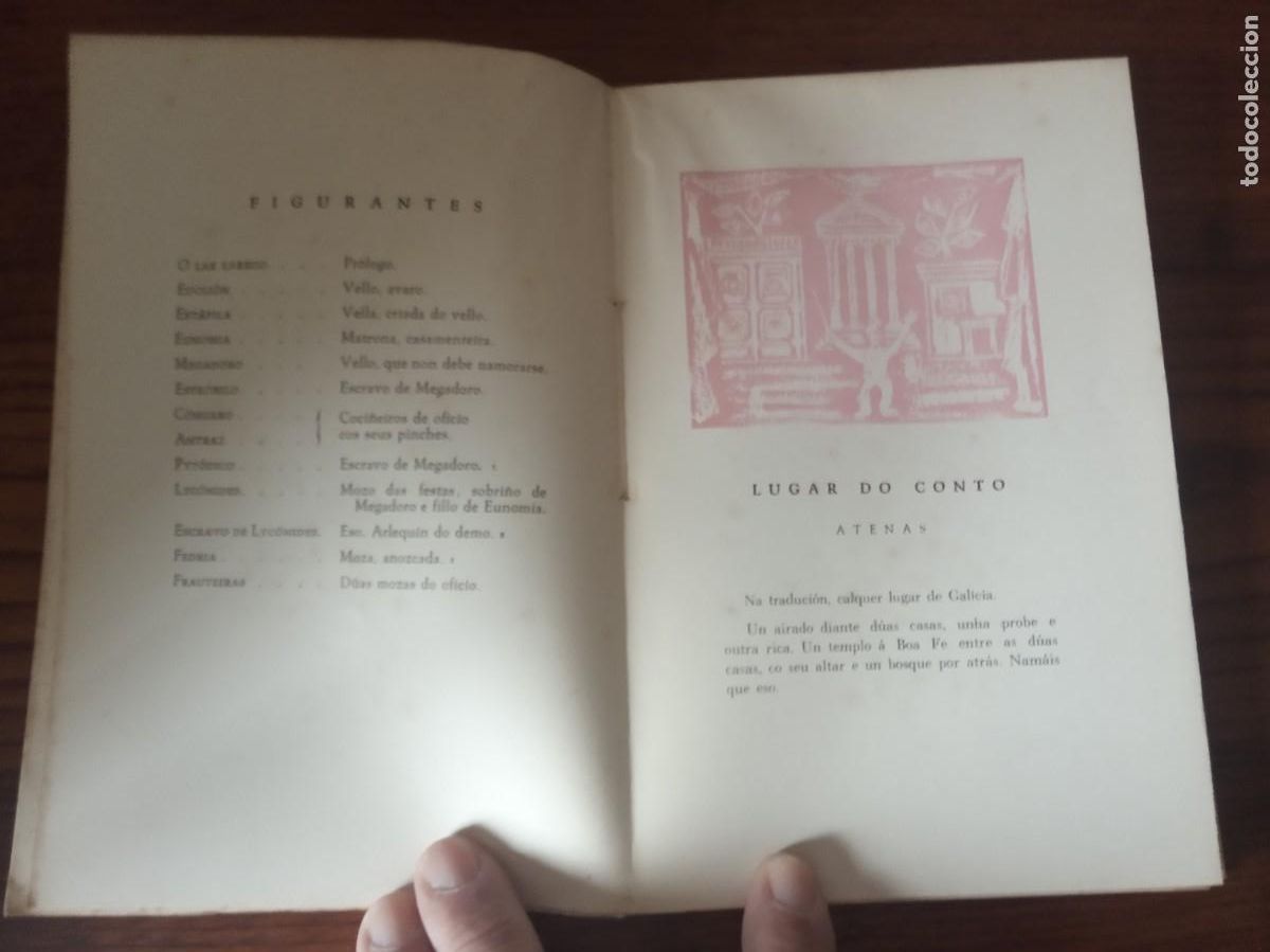 Libros de segunda mano: A COMEDIA DA OLI&Ntilde;A.- T. M. PLAUTO. - Foto 3
