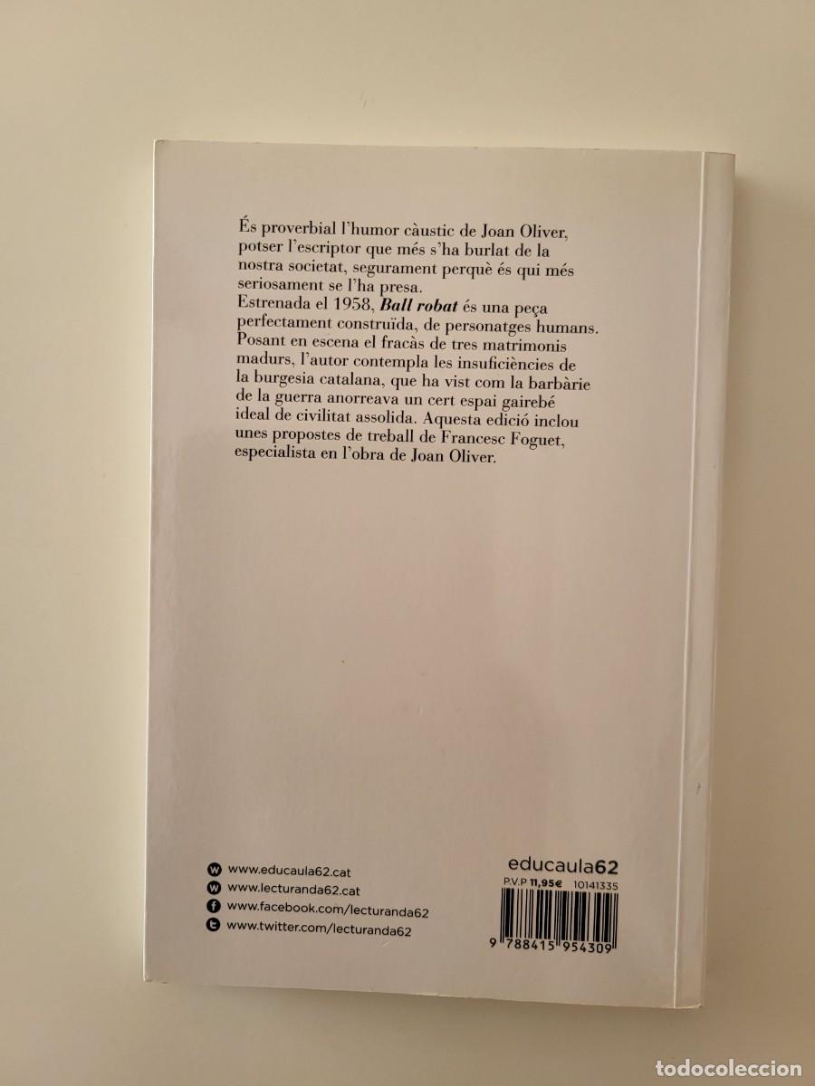 Libros de segunda mano: BALL ROBAT. JOAN OLIVER - Foto 2