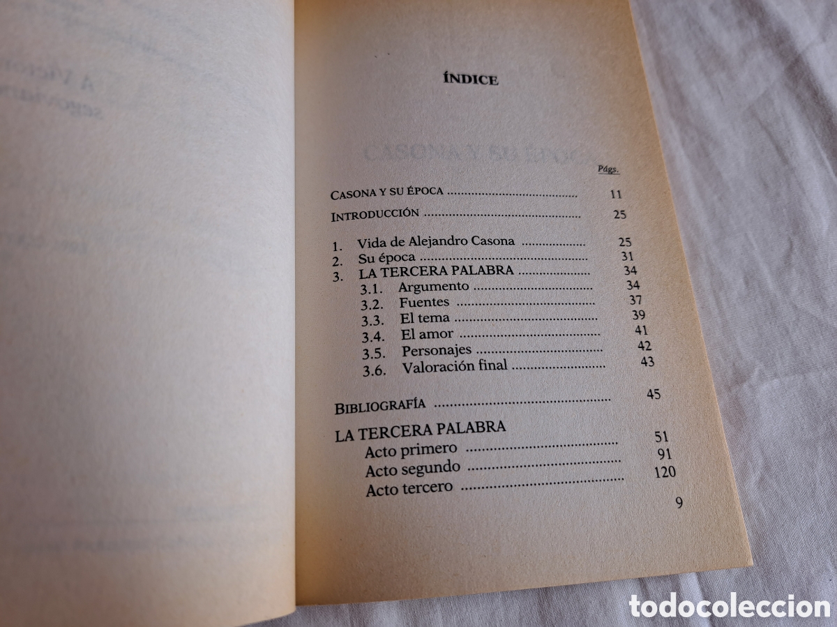Libros de segunda mano: (Sevilla) LA TERCERA PALABRA. Alejandro Casona. Edaf - Foto 3