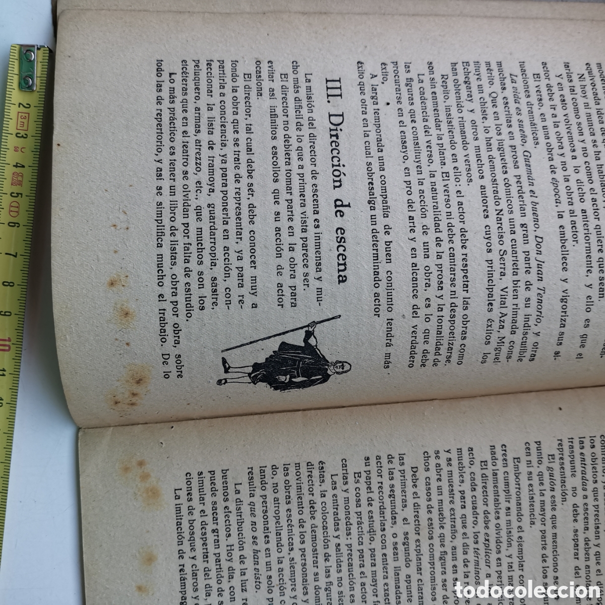 Libros de segunda mano: Libro El primer libro del actor, de Luis Mill&agrave; de 1942. Teatro Cine. - Foto 9