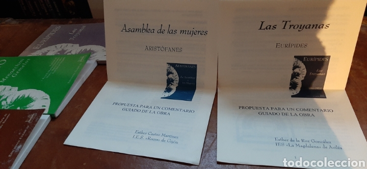 Libros de segunda mano: Esquilo, Plauto, Eur&iacute;pides, ediciones cl&aacute;sicas - Foto 2