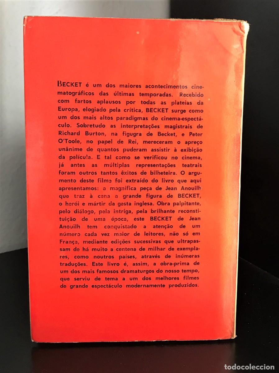 Libros de segunda mano: Becket ou a Honra de Deus de Jean Anouilh - Foto 2