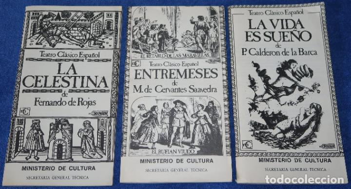 Libros de segunda mano: La Celestina - Entremeses - La vida es sue&ntilde;o - Teatro Cl&aacute;sico Espa&ntilde;ol