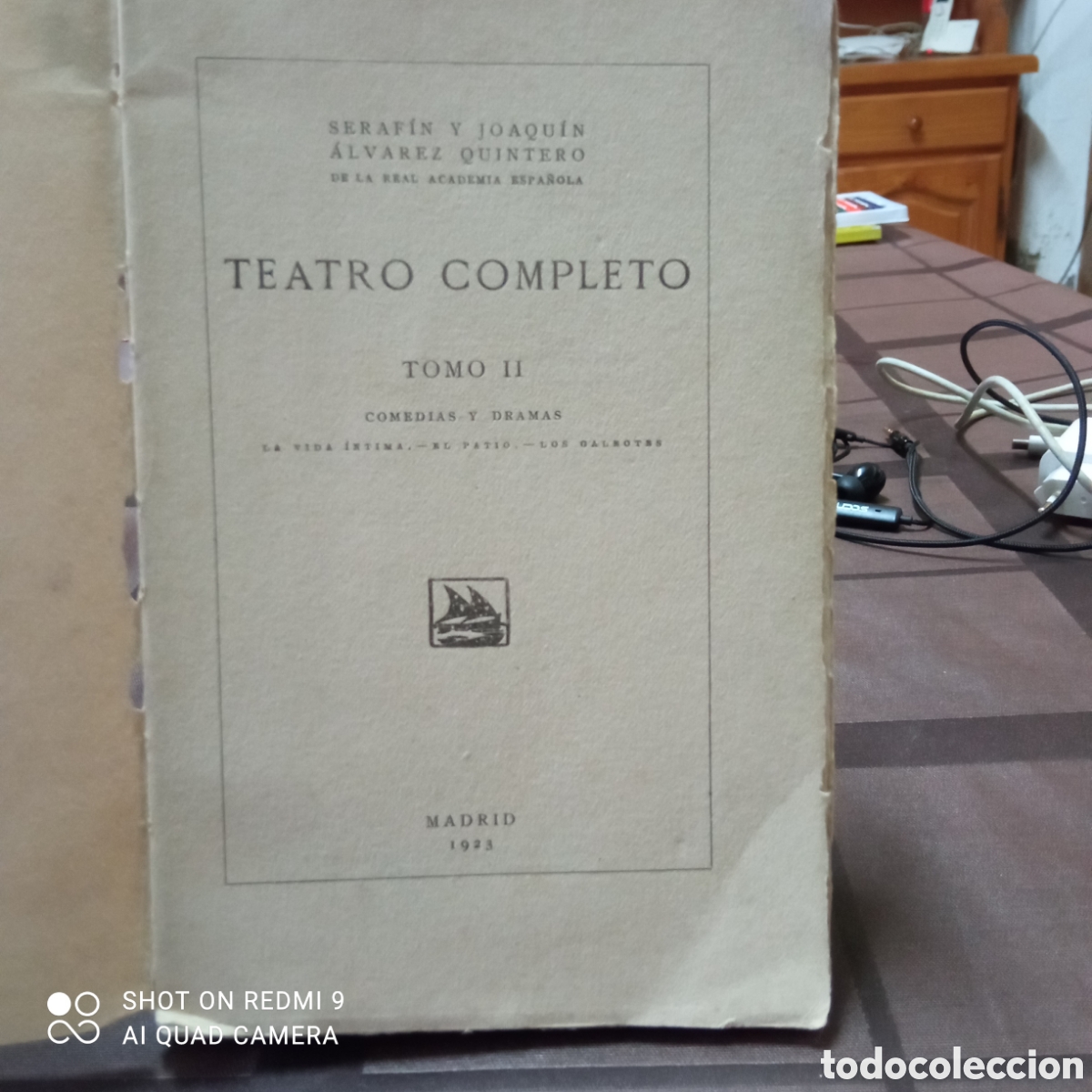 Libros de segunda mano: Teatro completo 1923 - Foto 2