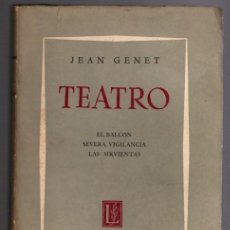 Libros de segunda mano: TEATRO - JEAN GENET - EDITORIAL LOSADA 1964. Lote 391095999