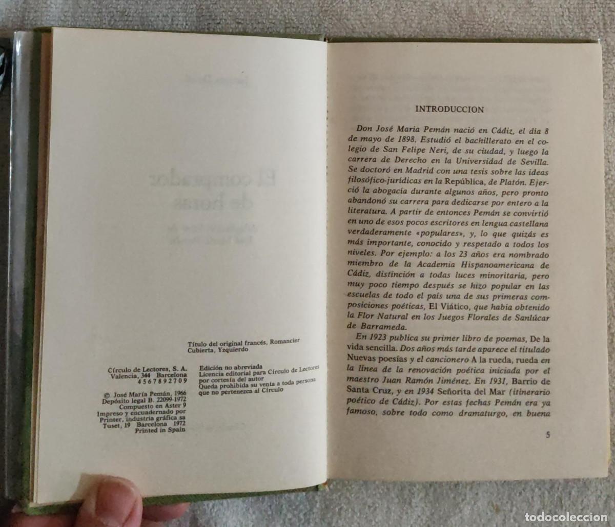 Libros de segunda mano: EL COMPRADOR DE HORAS. - Foto 5