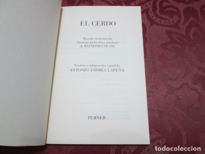 Libros de segunda mano: EL CERDO - ANTONIO ANDRES LAPE&Ntilde;A - 1993 - Foto 2