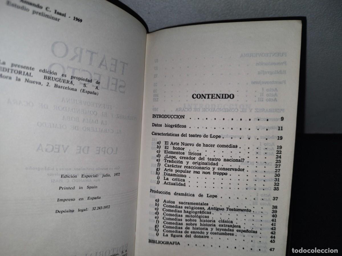 Libros de segunda mano: 210- TEATRO SELECTO - LOPE DE VEGA - Foto 4