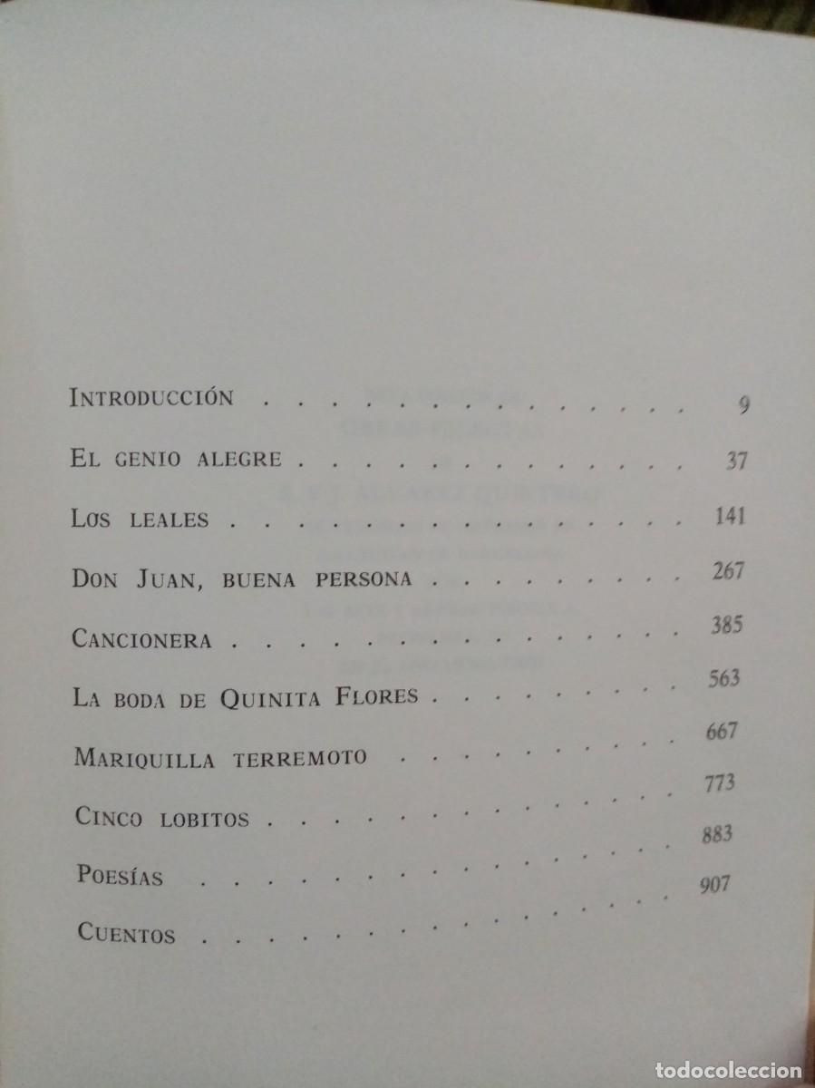 Libros de segunda mano: HERMANOS &Aacute;LVAREZ QUINTERO OBRAS SELECTAS - Foto 7