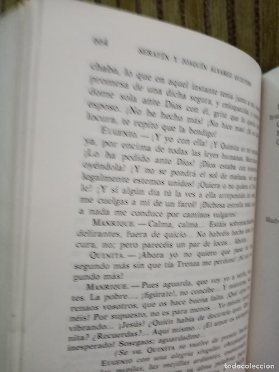 Libros de segunda mano: HERMANOS &Aacute;LVAREZ QUINTERO OBRAS SELECTAS - Foto 8