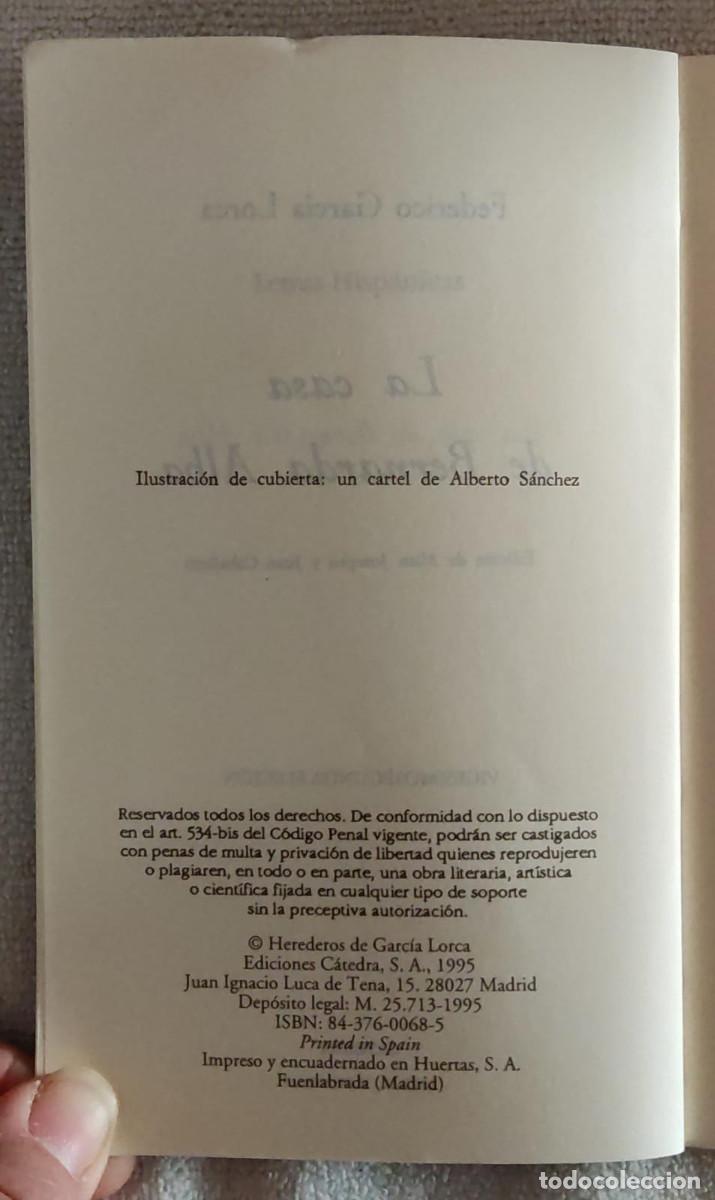 Libros de segunda mano: LA CASA DE BERNARDA ALBA. - Foto 4