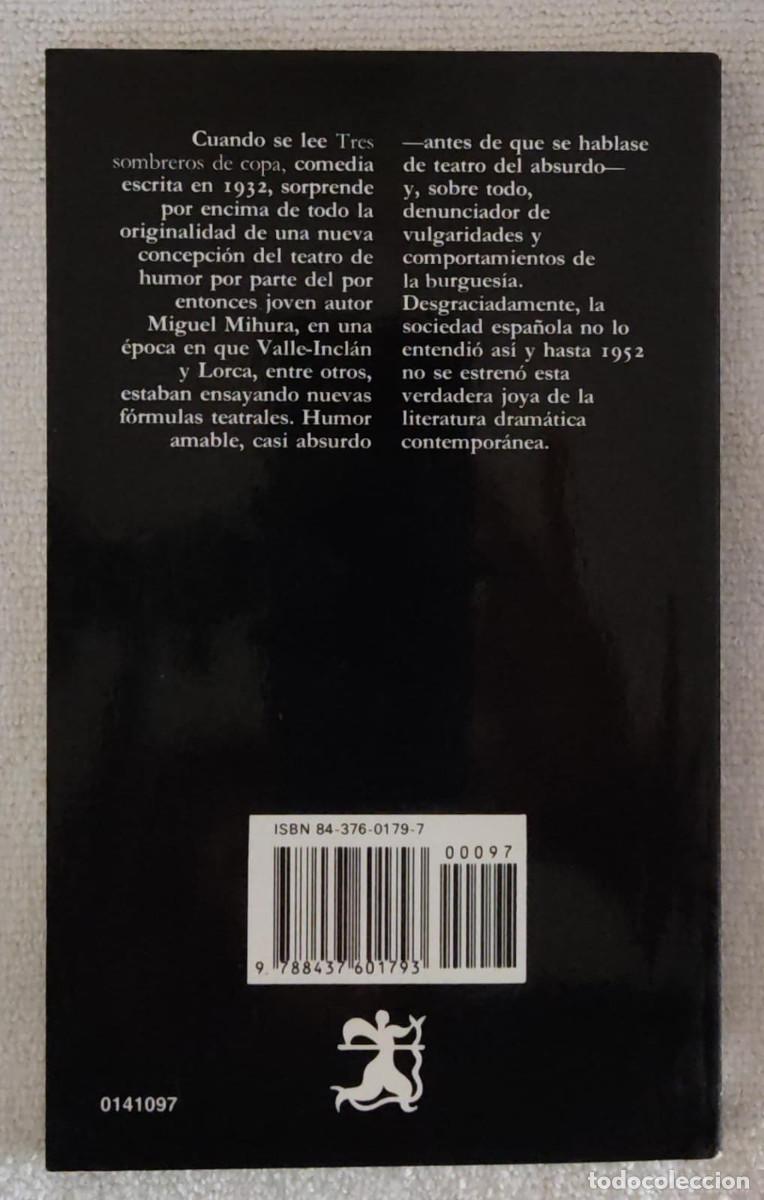 Libros de segunda mano: TRES SOMBREROS DE COPA. - Foto 3