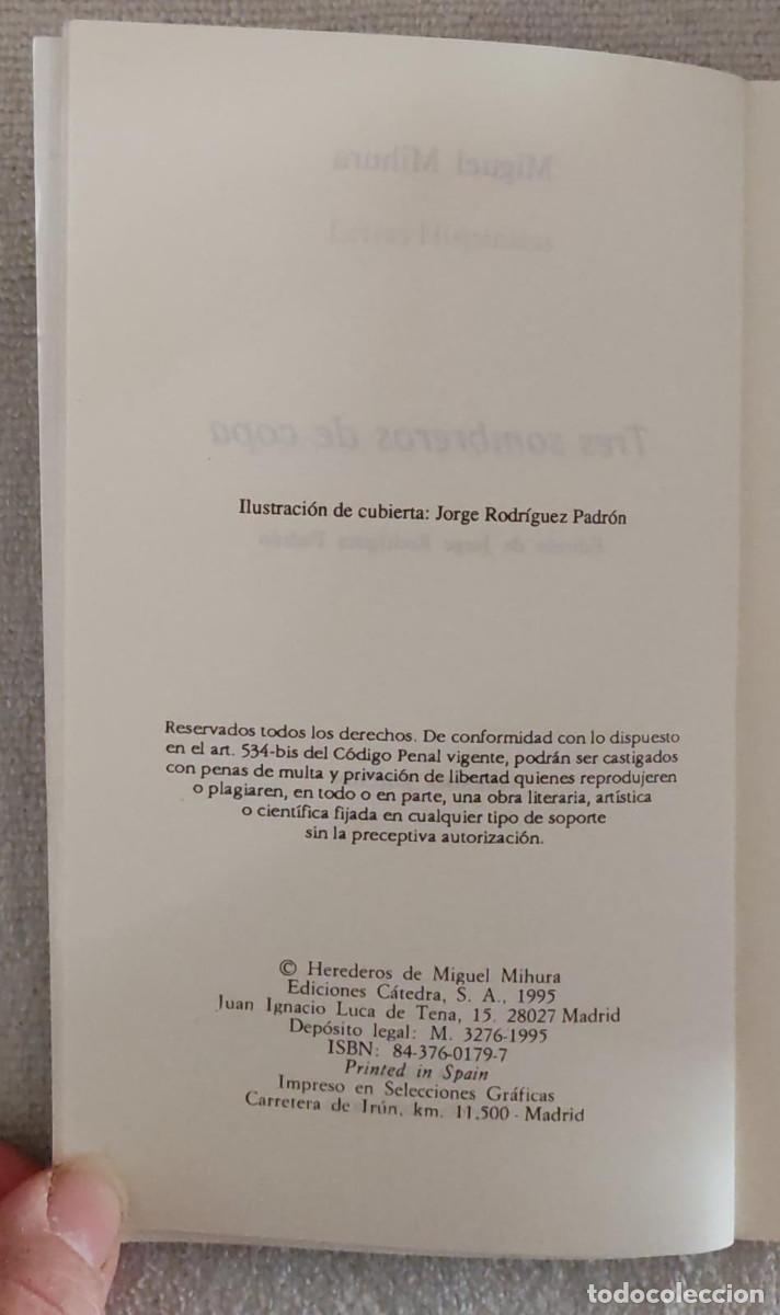 Libros de segunda mano: TRES SOMBREROS DE COPA. - Foto 4