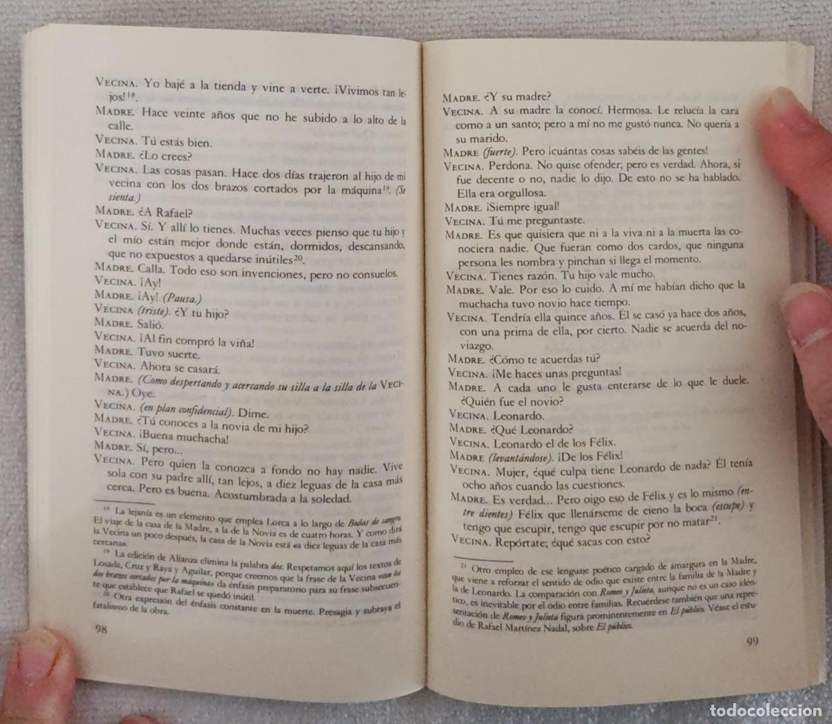 Libros de segunda mano: BODAS DE SANGRE. - Foto 5