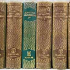 Libros de segunda mano: JACINTO BENAVENTE - OBRAS COMPLETAS. TOMOS I AL VIII. AGUILAR, 1940-1962.. Lote 401539989