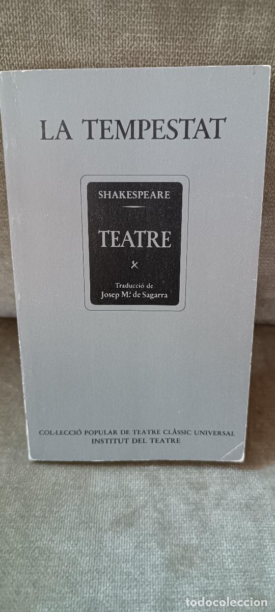 Libros de segunda mano: SHAKESPEARE - LA TEMPESTAT - INSTITUT DEL TEATRE, 1986 - EN CATAL&Agrave; - Foto 1