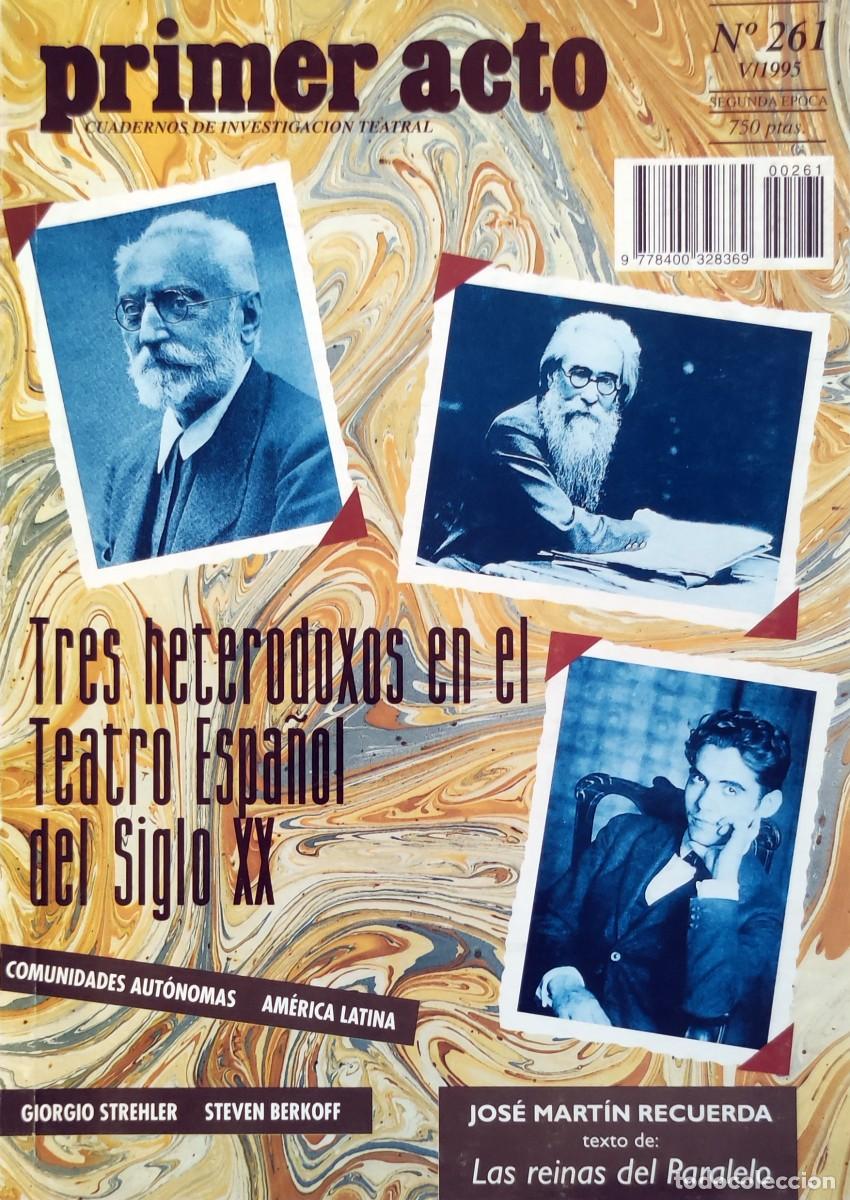 Libri di seconda mano: PRIMER ACTO : CUADERNOS DE INVESTIGACI&Oacute;N TEATRAL, N&ordm; 261 (NOVIEMBRE-DICIEMBRE, 1965).