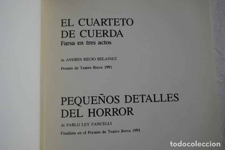 Libros de segunda mano: Premio Teatro Breve 1991 - Foto 4