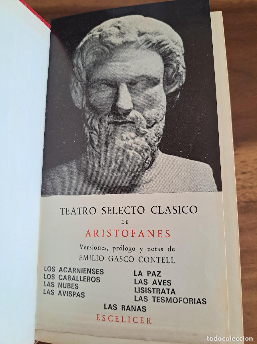 Libros de segunda mano: Arist&oacute;fanes. Teatro selecto. Esceller - Foto 2