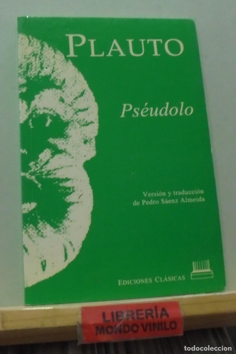 Libros de segunda mano: Ps&eacute;udolo. Plauto - Foto 1