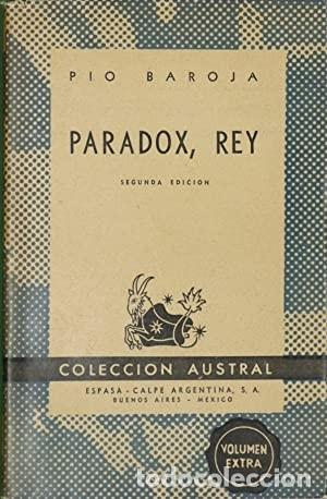 Libros de segunda mano: Paradox, Rey. P&iacute;o Baroja - Foto 1