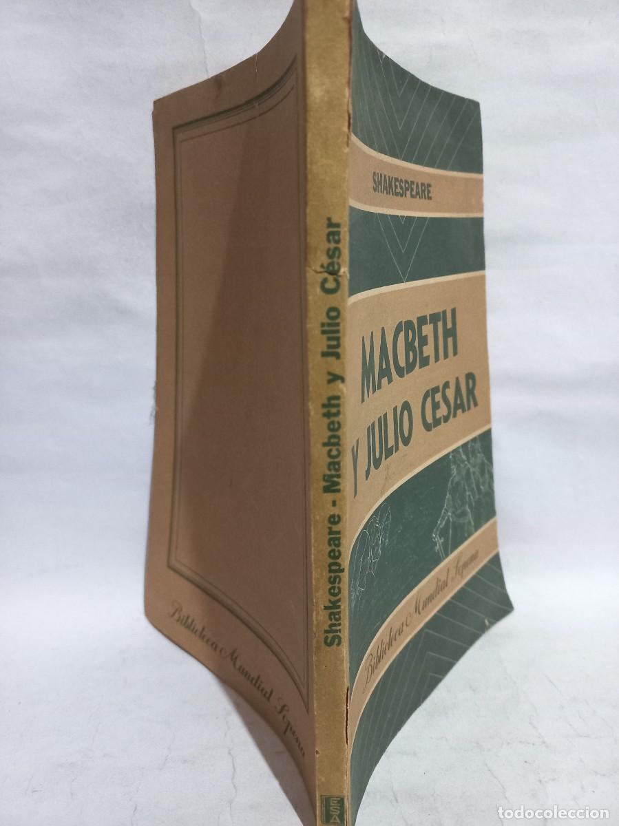 Libros de segunda mano: Shakespeare - Macbeth y Julio Cesar - 1944 - Foto 2