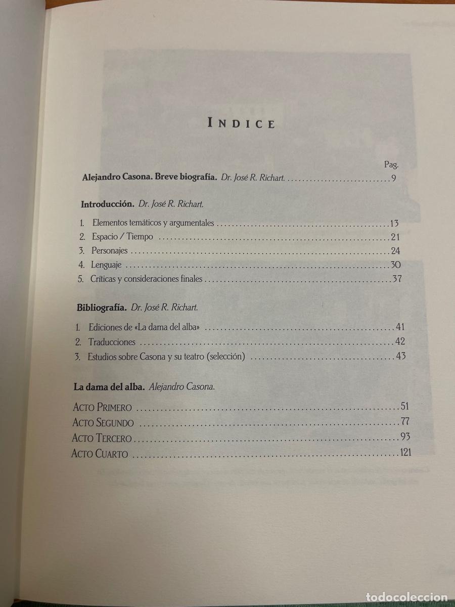 Libros de segunda mano: La dama del alba / Alejandro Casona * EDICI&Oacute;N CENTENARIO * - Foto 5