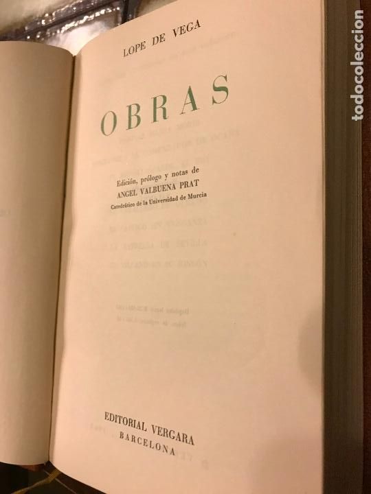 Libros de segunda mano: Lope de Vega. Obras. Editorial Vergara - Foto 4