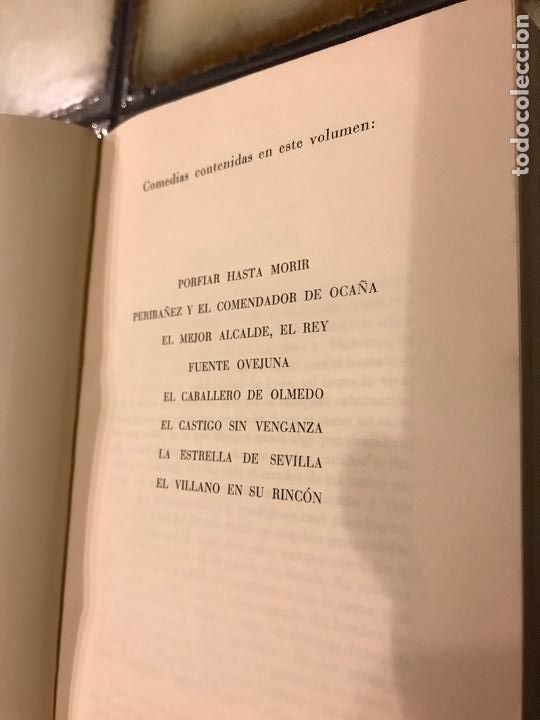 Libros de segunda mano: Lope de Vega. Obras. Editorial Vergara - Foto 5