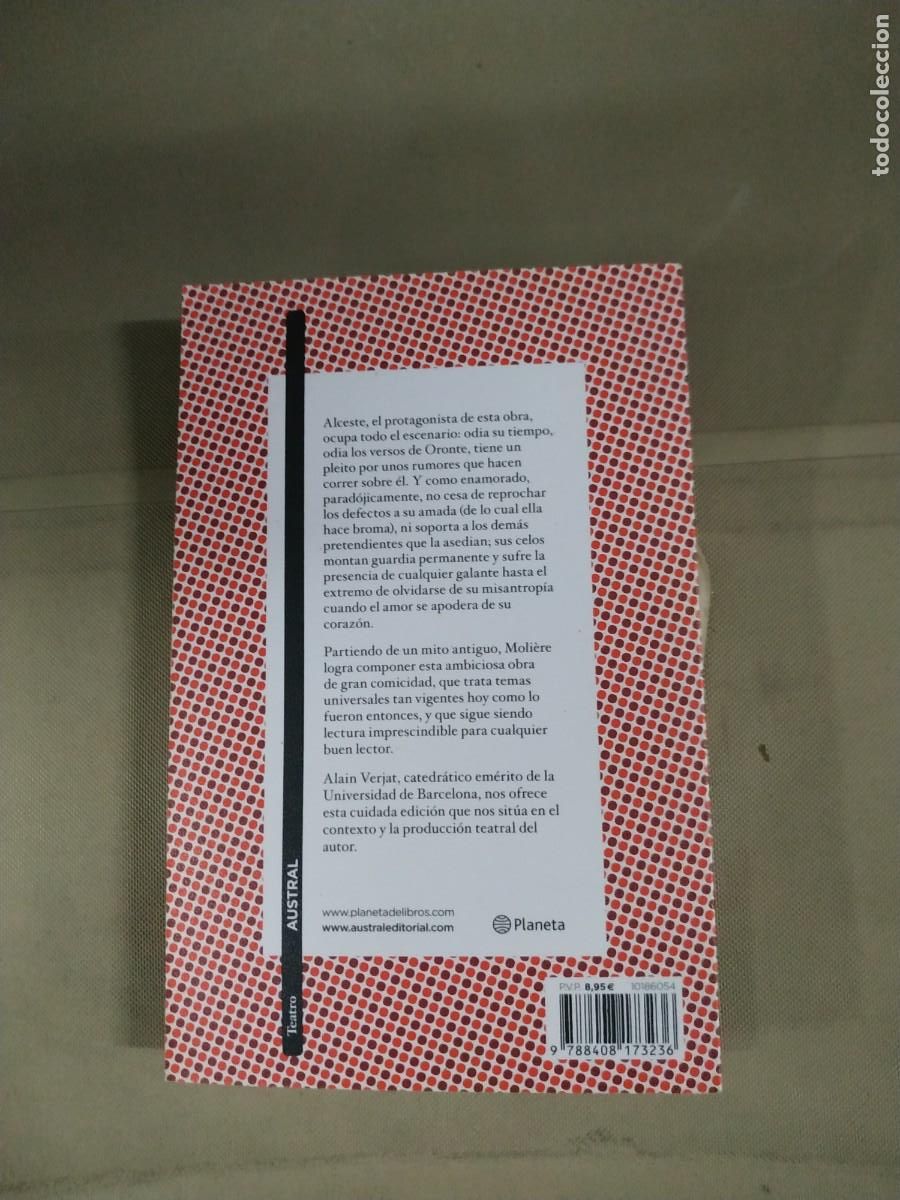 Libros de segunda mano: El mis&aacute;ntropo - Moli&egrave;re. Austral - Foto 2