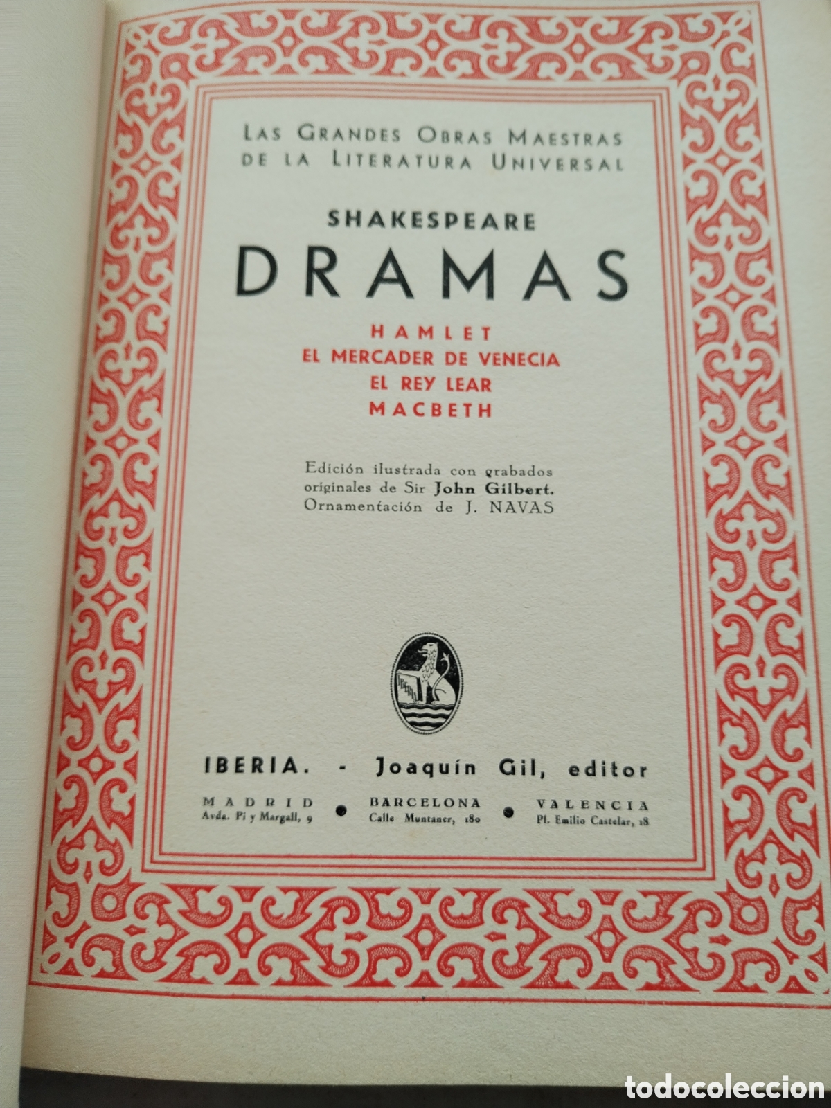 Libros de segunda mano: DRAMAS/SHAKESPEARE - Foto 2