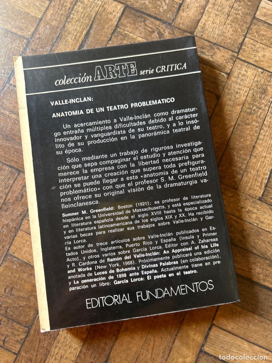 Libros de segunda mano: Anatom&iacute;a de un teatro problem&aacute;tico - Valle Incl&aacute;n - Foto 4