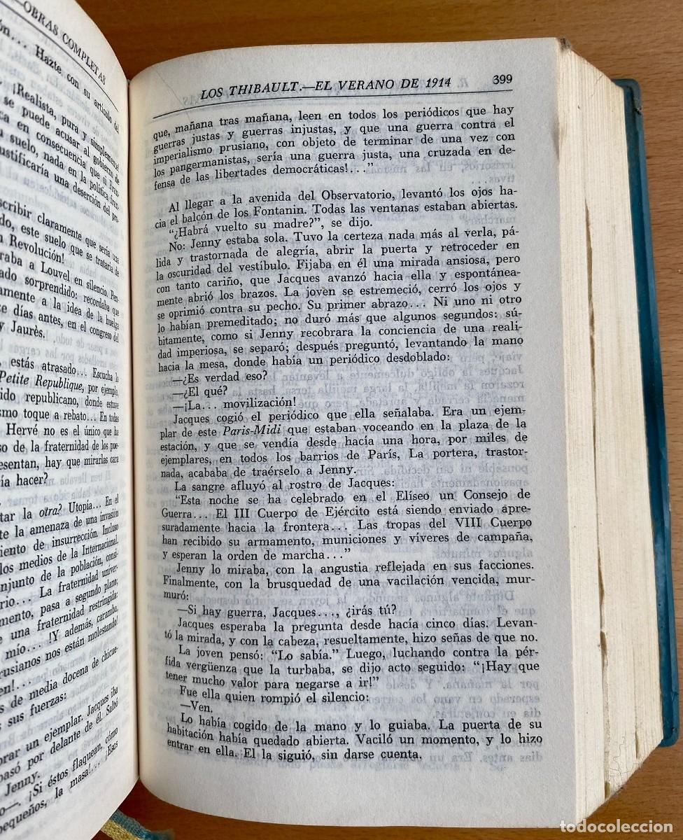 Libros de segunda mano: Roger Martin du Gard, Obras completas - Foto 3