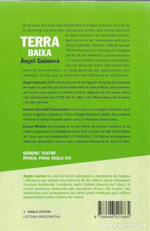 Libros de segunda mano: TERRA BAIXA - &Agrave;NGEL GUIMER&Agrave; - Foto 2