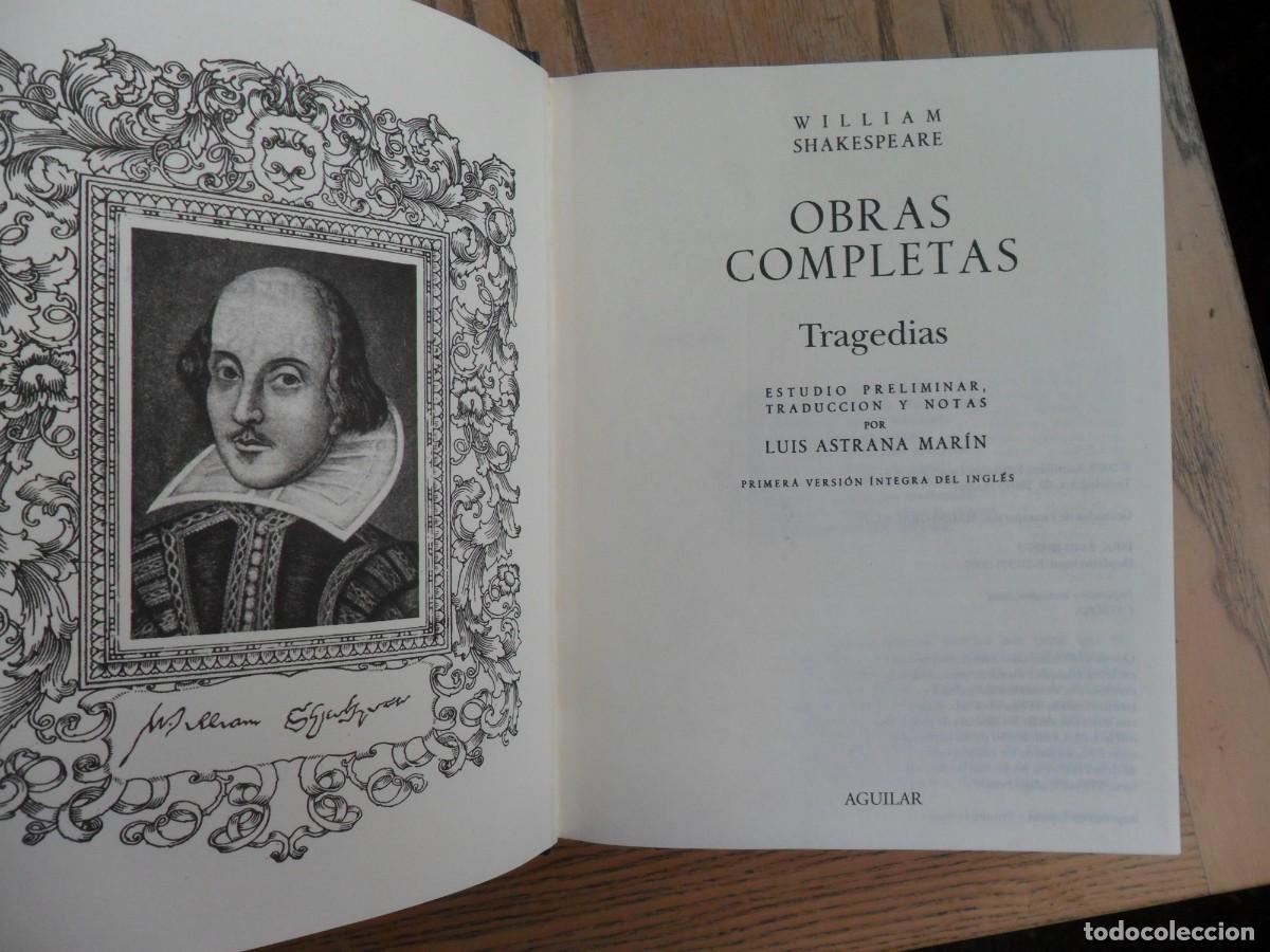 Libros de segunda mano: Shakespeare. Obras Completas. I. Tragedias. Aguilar. - Foto 1