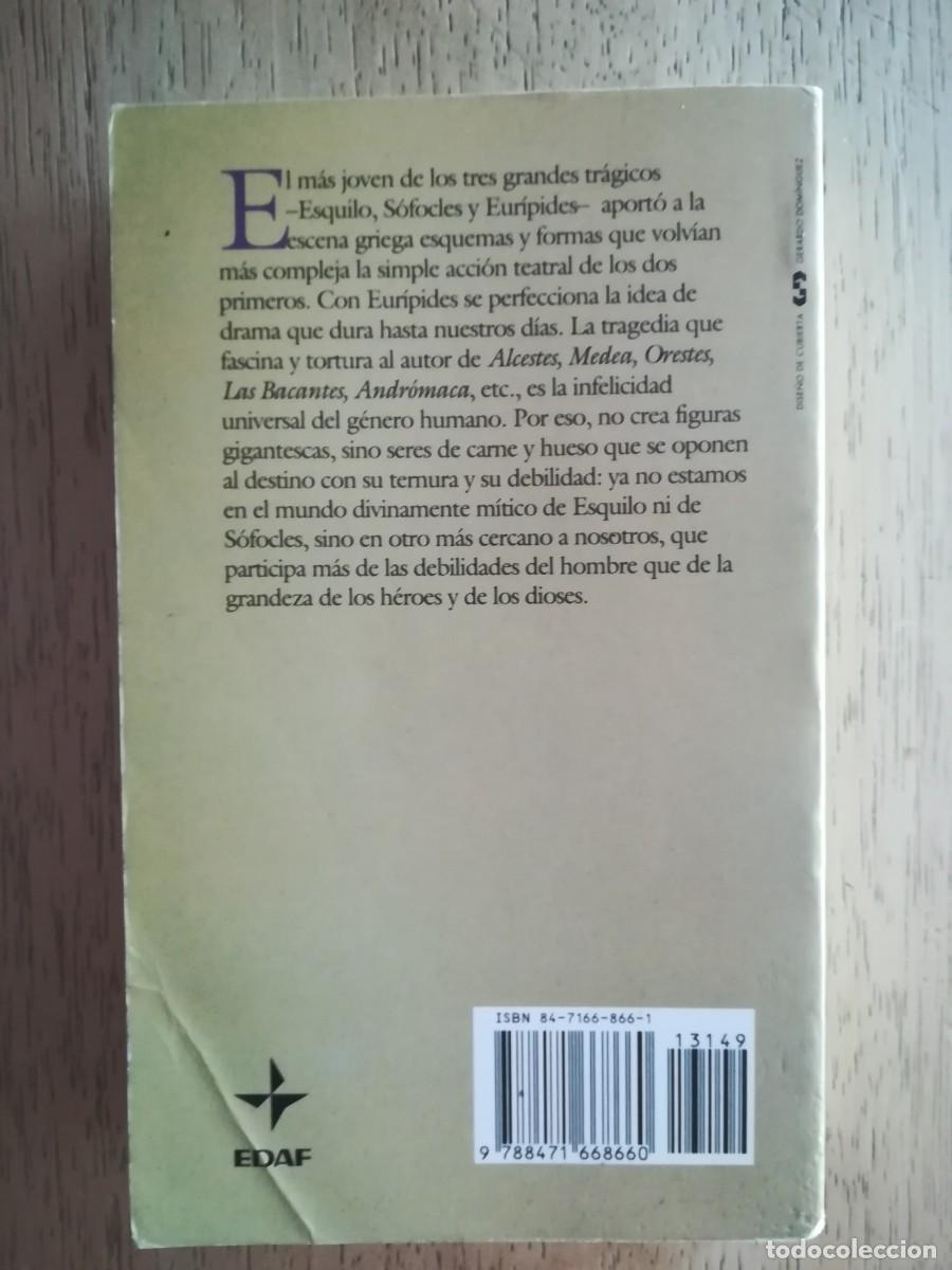 Libros de segunda mano: Tragedias. Eur&iacute;pides - Foto 2
