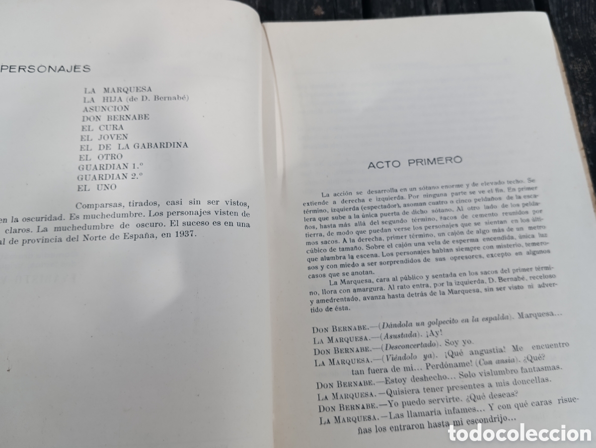 Libros de segunda mano: EVARISTO VALLE: EL S&Oacute;TANO. COMEDIA DRAM&Aacute;TICA. OVIEDO, 1951. - Foto 7