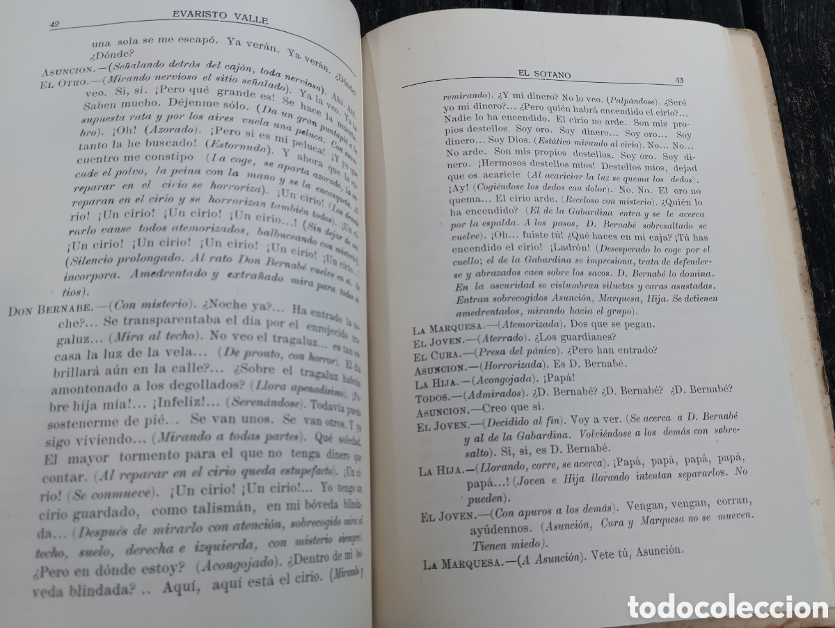 Libros de segunda mano: EVARISTO VALLE: EL S&Oacute;TANO. COMEDIA DRAM&Aacute;TICA. OVIEDO, 1951. - Foto 8