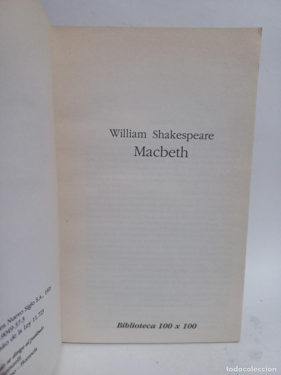 Libros de segunda mano: William Shakespeare - Macbeth - 1995 - Foto 2