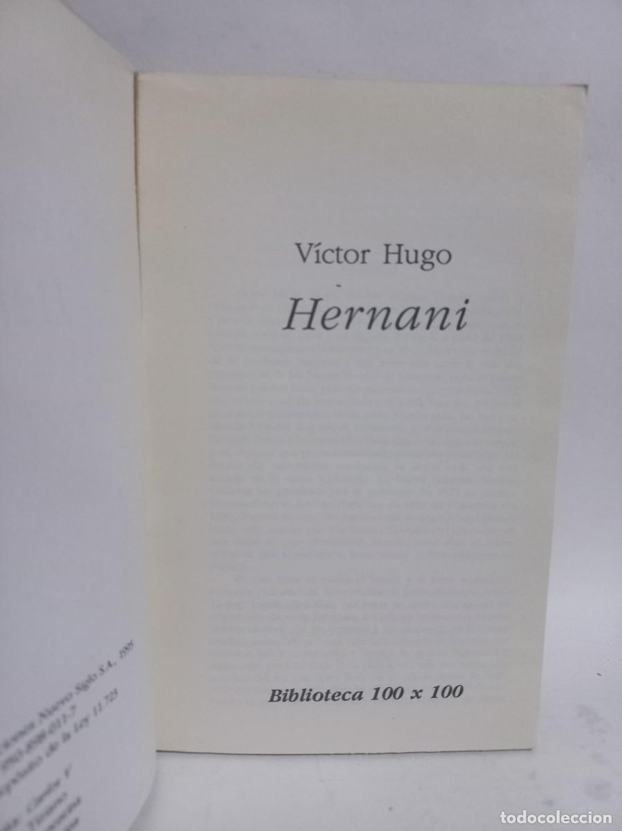 Libros de segunda mano: V&iacute;ctor Hugo - Hernani - 1995 - Foto 2