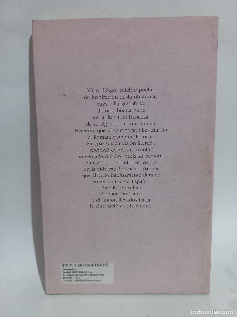 Libros de segunda mano: V&iacute;ctor Hugo - Hernani - 1995 - Foto 3