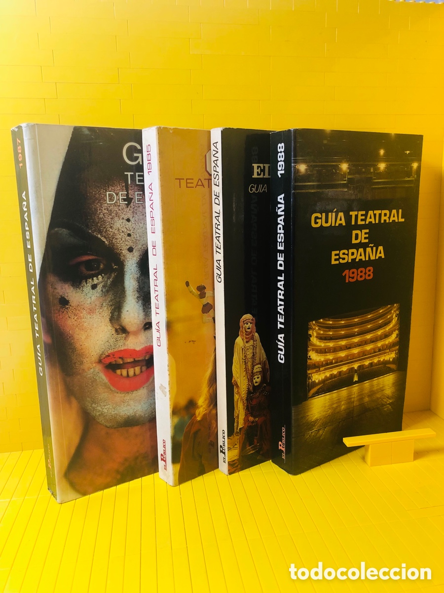Libri di seconda mano: 4 LIBROS--GUIA TEATRAL DE ESPA&Ntilde;A--A&Ntilde;OS 80