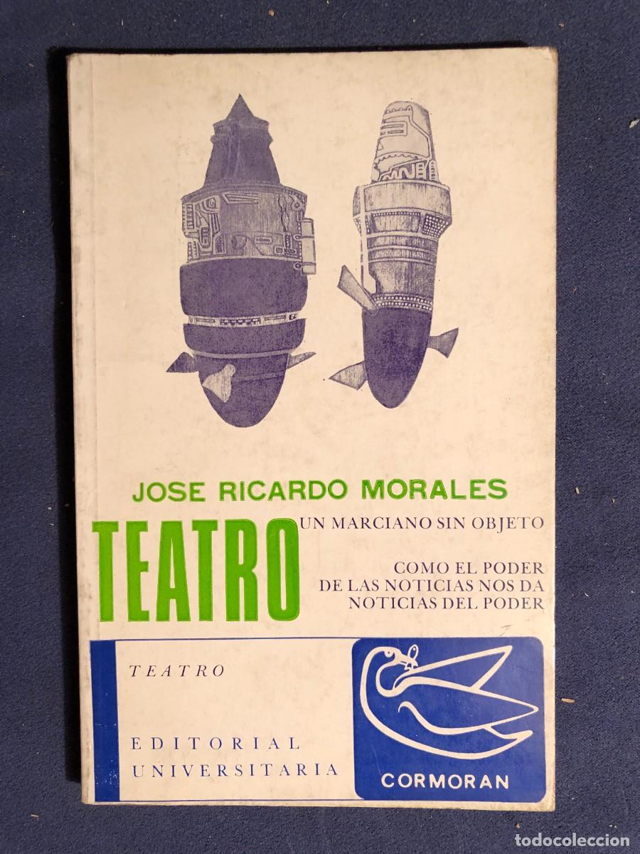 Libros de segunda mano: JOS&Eacute; RICARDO MORALES: - TEATRO - (1971) - Foto 1