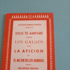 Libros de segunda mano: ANTONIO RAMOS MARTÍN. BIBLIOTECA TEATRAL. MADRID 1958
