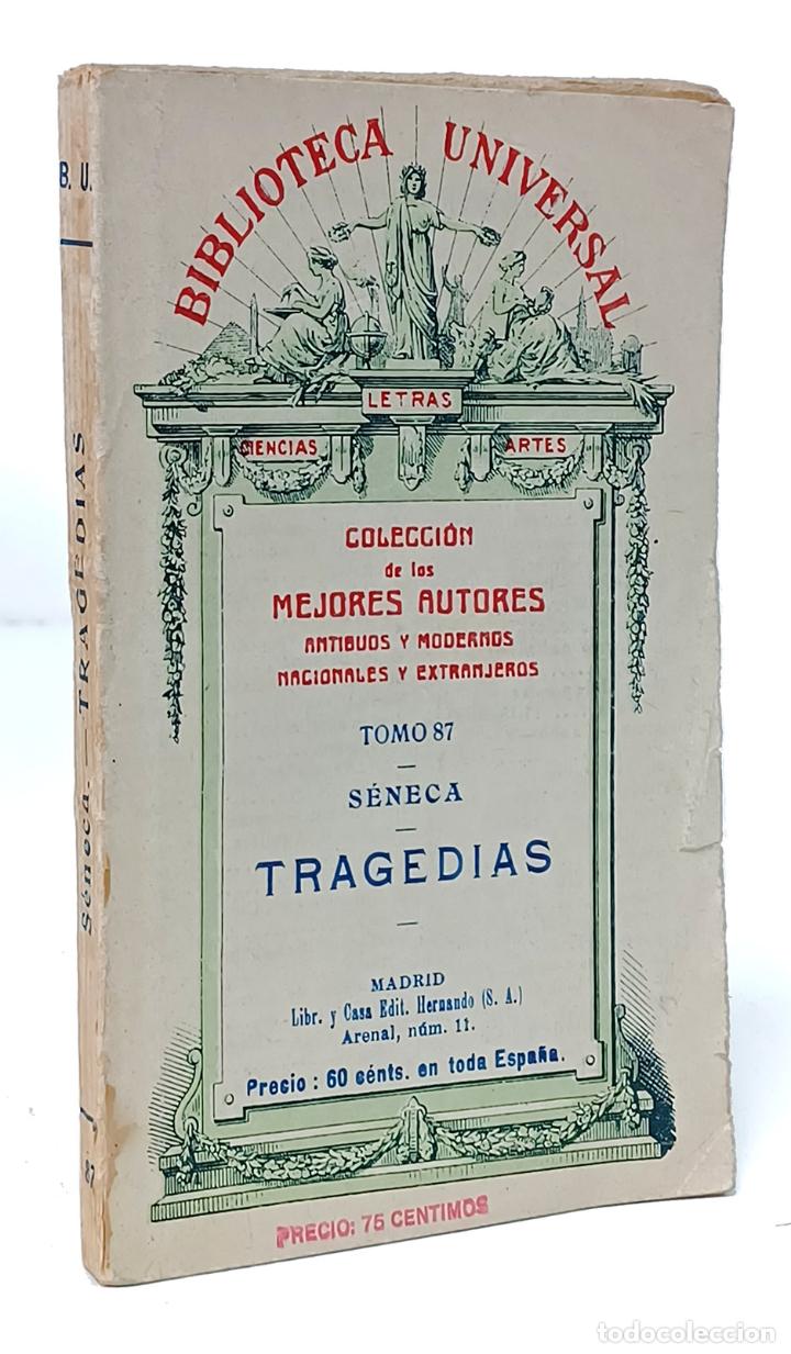 Libros de segunda mano: S&Eacute;NECA.- Tragedias. Librer&iacute;a y Casa Editorial Hernando, Biblioteca Universal, 1928 - Foto 1