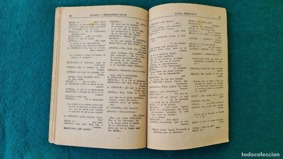 Libros de segunda mano: NUESTRO TEATRO - LUISA FERNANDA (1939) - Foto 4