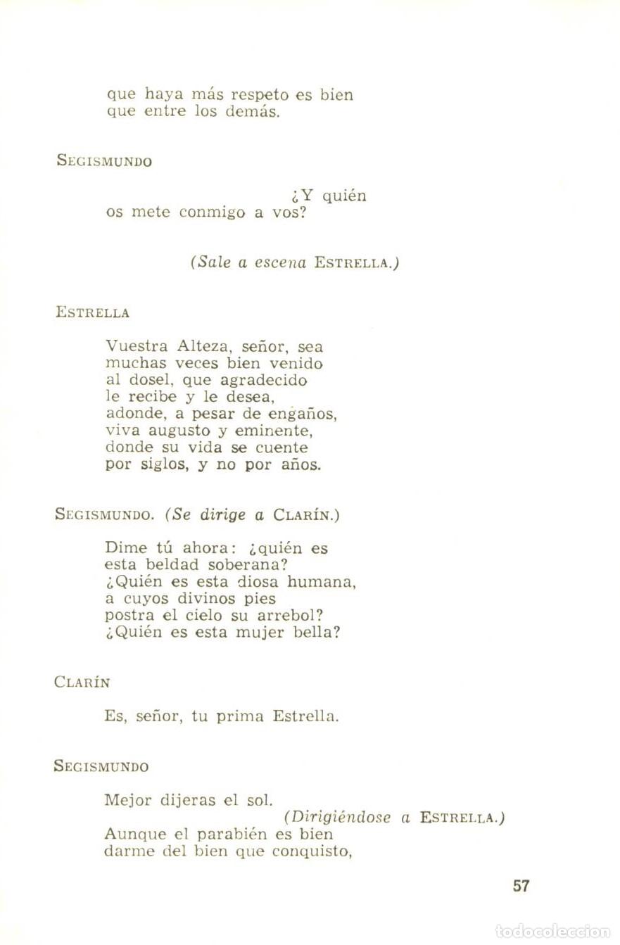 Libros de segunda mano: La vida es sueno - Calderon de la Barca, Pedro - Foto 2