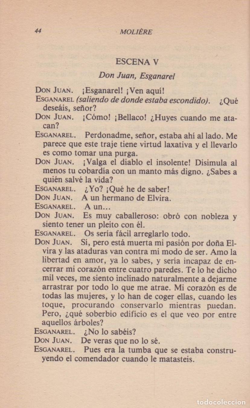 Libros de segunda mano: Don Juan/Tartufo - Moliere - Foto 2