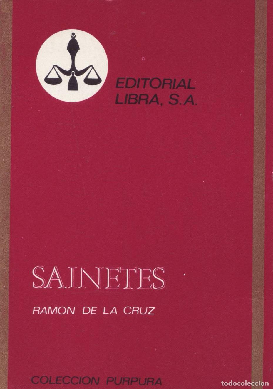 Libros de segunda mano: Sainetes - de la Cruz, Ramon - Foto 1
